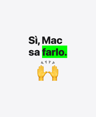 Sì, Mac sa farlo