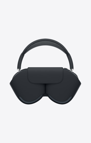 AirPods Max 2 headphones in Smart Case, front exterior, midnight color