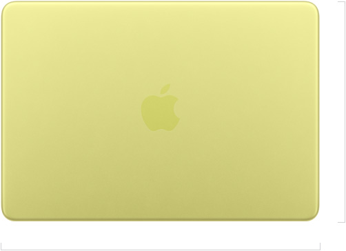 上蓋閉合的 MacBook Neo 13 吋機身，Apple 標誌居中