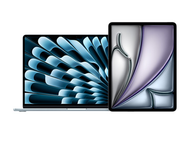 MacBook AirとiPadが並んでいる